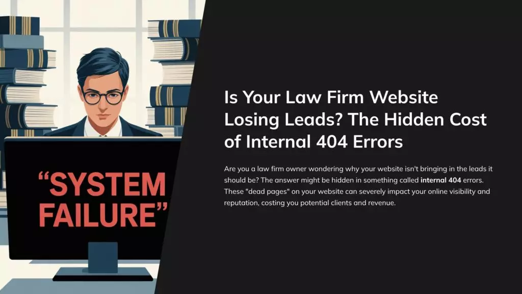 How Internal 404 Errors Impact Your Law Firm’s Leads