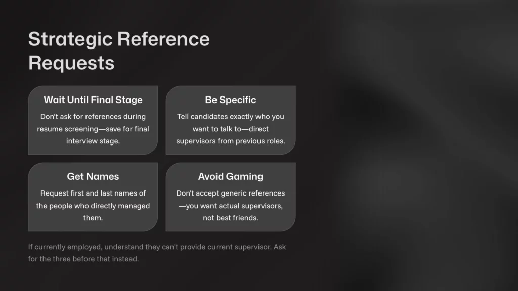 Strategic Reference Requests