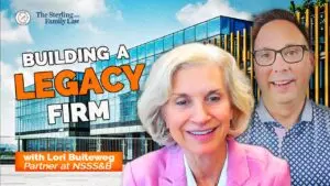 Lori Buiteweg shares her insights on mentorship based on her 35 years of experience as a lawyer and over 20 years as a law firm partner in this episode of The Sterling Family Law Show.
