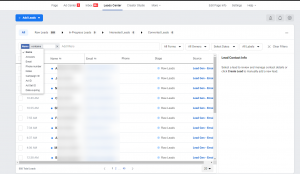 Facebook Lead Center Dashboard