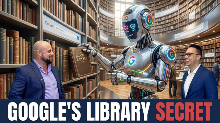 Illustration explaining how duplicate title tags can split a law firm’s SEO authority and reduce rankings, and how Sterling Lawyers avoided this issue from the start.