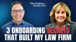 Law firm onboarding process that supports better retention through intentional hiring, training, and team development.