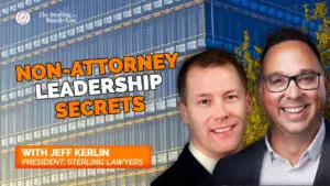 Learn how non-attorney law firm leadership grew a family law firm from $14.5M to over $17M in this episode.