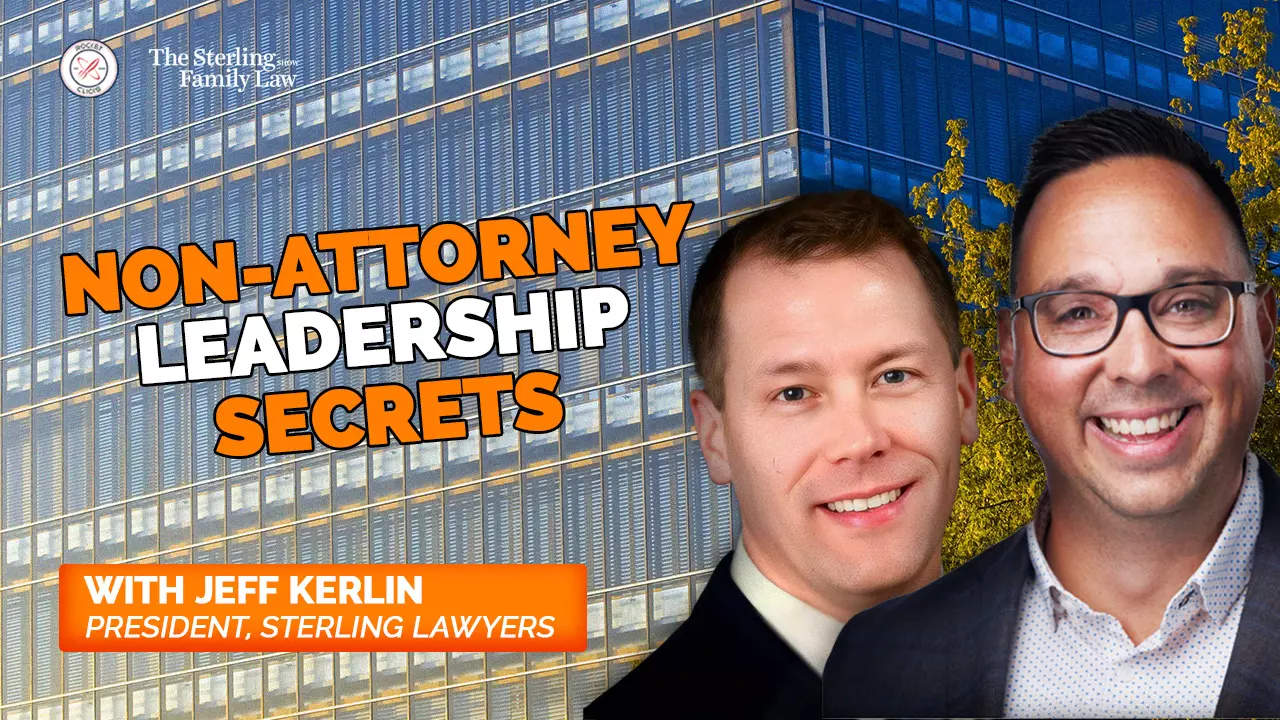 Learn how non-attorney law firm leadership grew a family law firm from .5M to over M in this episode.