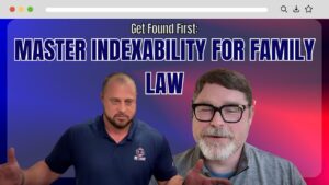 Discover how to make your family law firm easier to find by mastering indexability in this episode of Revenue Roadmap.
