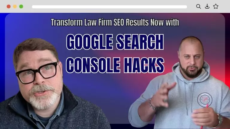 Learn how to boost your law firm’s ranking through the help of Google Search Console in this episode of Revenue Roadmap.
