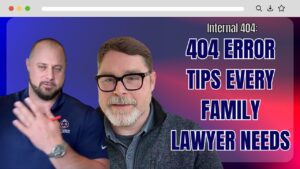 Learn how internal 404 errors may be quietly damaging your law firm’s online visibility—and what you can do to fix them for improved SEO and lead generation in this episode of Revenue Roadmap.