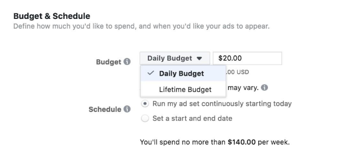 Daily or Lifetime Facebook Ads Budget