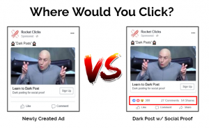 Facebook Dark Posts: Building Social Proof for Paid Advertising